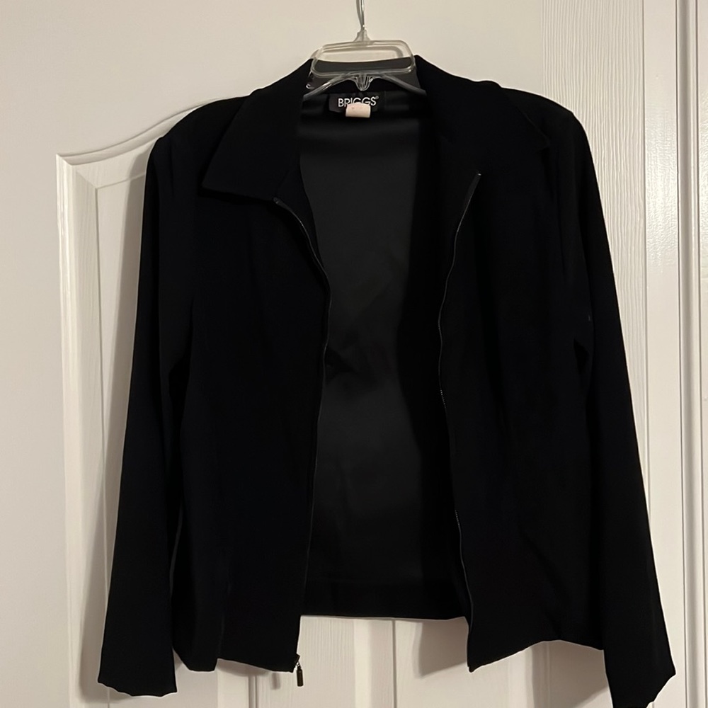 Ladies lightweight black dress jacket size 8